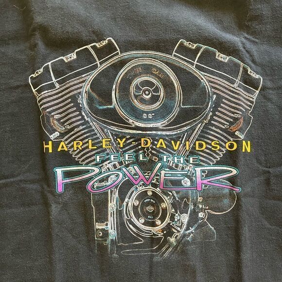 Vintage 1998 Motor City Harley Davidson T-Shirt Large - Picture 2 of 5